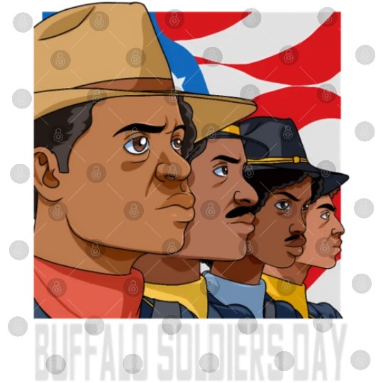 National Buffalo Soldiers Day July 28Th Patriotic Digital Files