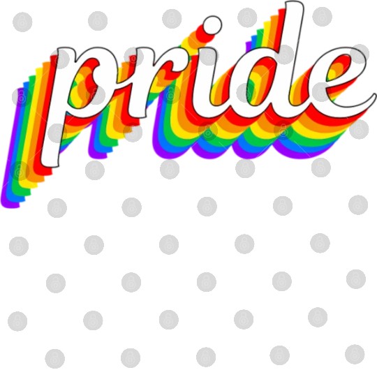 Happy Pride Rainbow Multi Color Gay Lesbian Lgbtq Digital Files