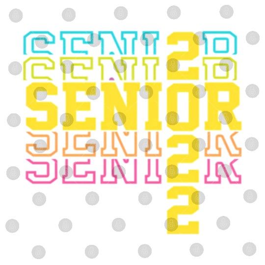 Grad 22 Senior Class Of 2022 Bright Colors Ns Will Digital Files