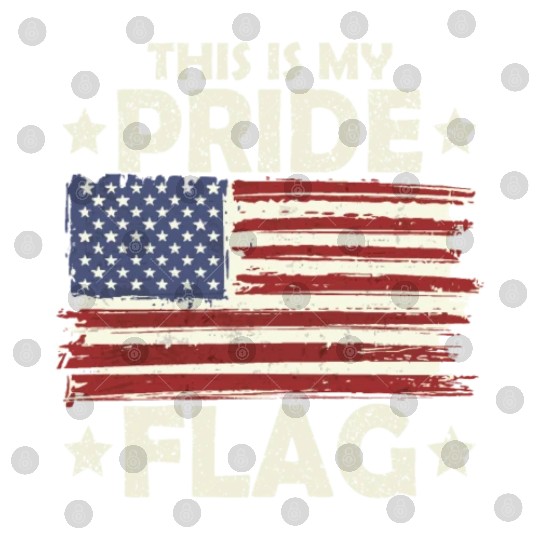 This Is My Pride Flag USA American 4th of July Pat Digital Files