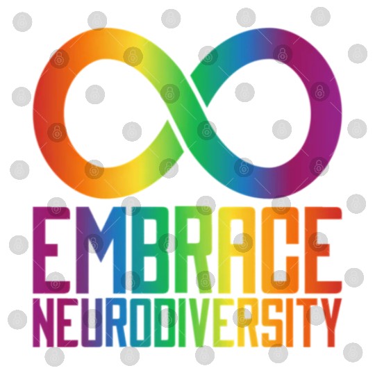 Autism Infinity Symbol Embrace Neurodiversity Digital Files