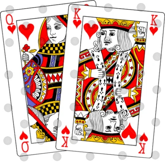Queen and King of Hearts Digital Files