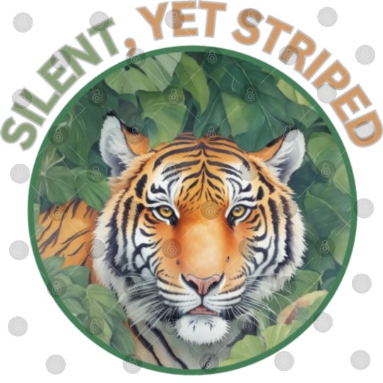 Silent yet striped, beauty of the tiger Digital Files