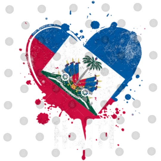 Haitian Vacation Haiti Flag Digital Files