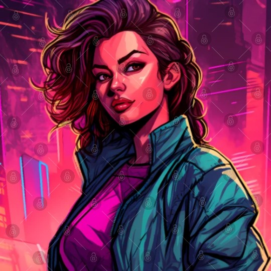 Synthwave City Bloom - Neon Pink Cityscape Digital Files