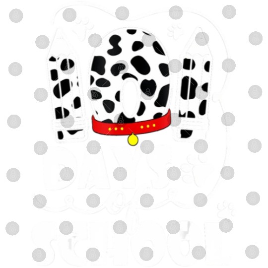101 Days Of School Dalmatian Dog 100 Days Smarter Digital Files