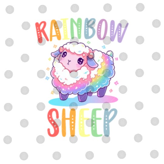 Rainbow Sheep LGBTQ Transgender Pride Community Digital Files