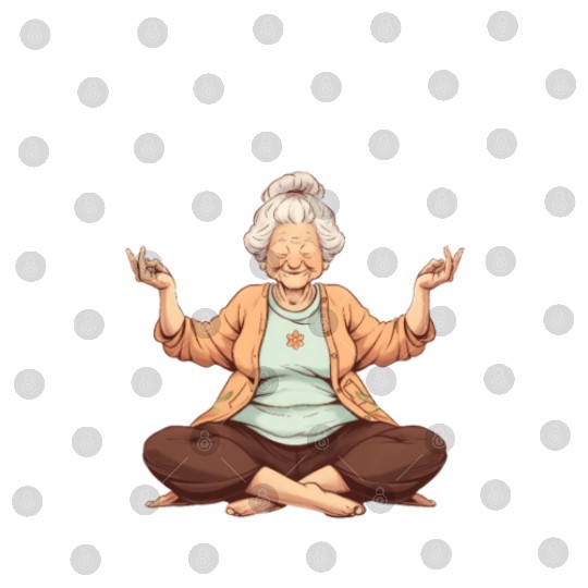 I'm Not Just A Grandma I'm A Yoga Grandma Digital Files