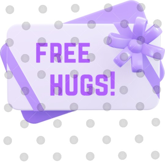 Free Free Hugs Gift Card funny Digital Files