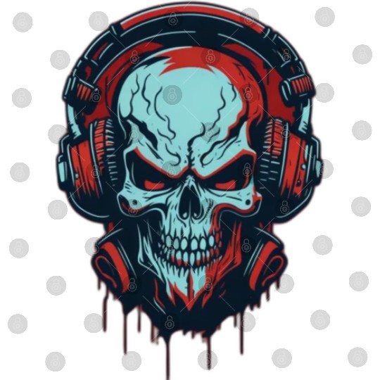 angry skull Digital Files
