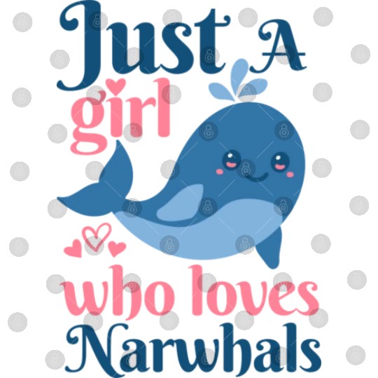 Narwhal Narwhal Lover red Digital Files