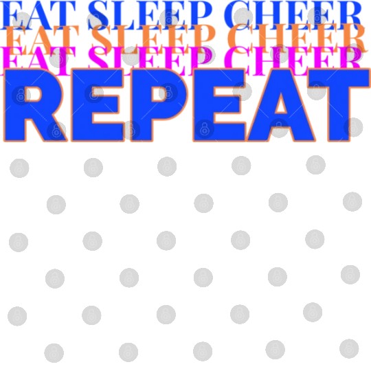 eat sleep cheer repeat quote red nostalgia Digital Files