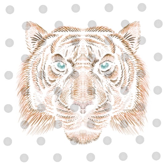 The head drawing tiger Digital Files
