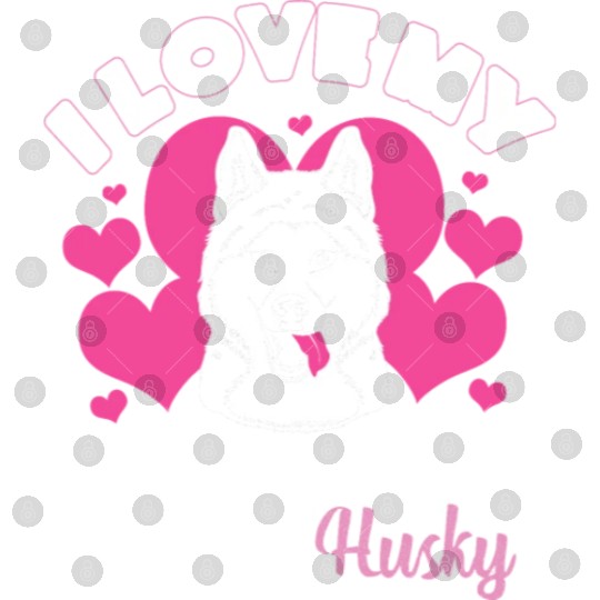 Cute Husky Dog Owner I Love My Siberian Husky Digital Files