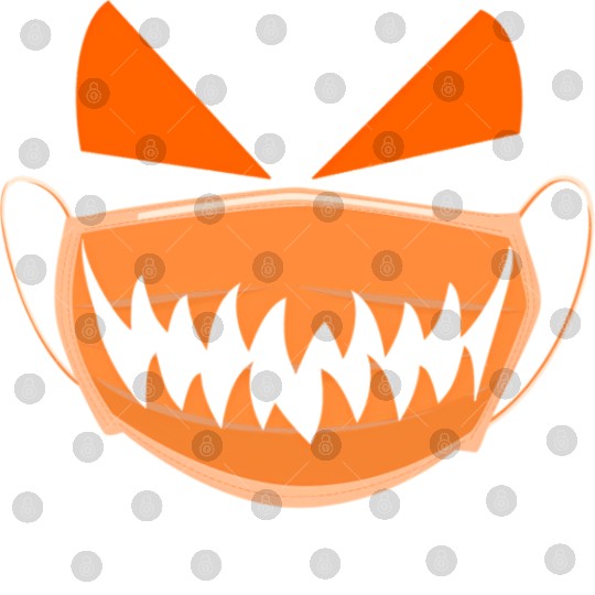 Halloween Pumpkin Wearing A 2020 Jackolantern Digital Files