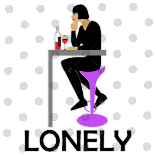 LONELY GIRL ALONE Digital Files