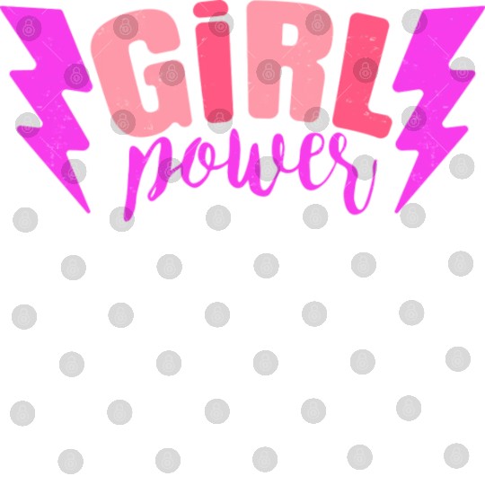 Preppy Room Decor Girl Power Quote With Lightning Digital Files