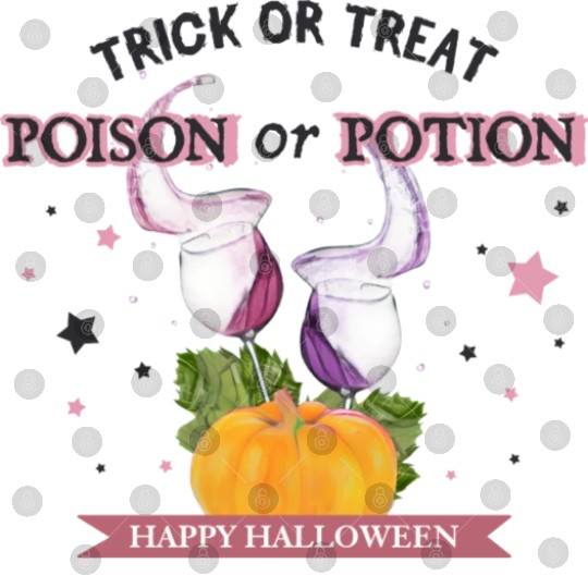 Happy Halloween Trick or Treat Poison or Potion Digital Files