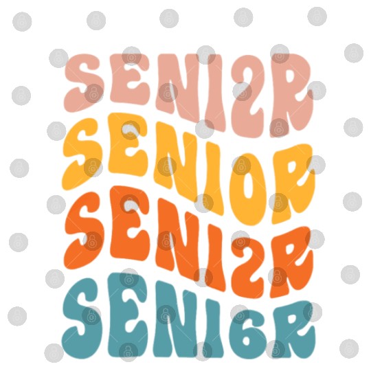 Retro Senior 2026 Graduation Class Of 2026 Back Digital Files