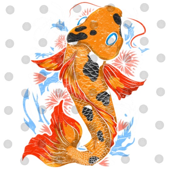 Koi fish farm gift colorful koi carp Digital Files