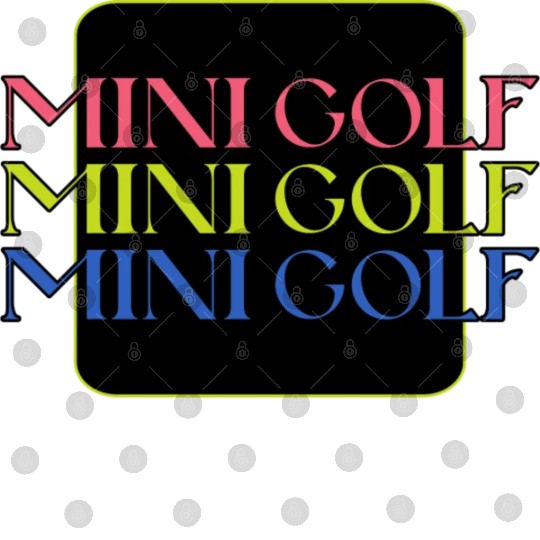 Mini Golf | Miniature Golf | Mini Golfer Digital Files