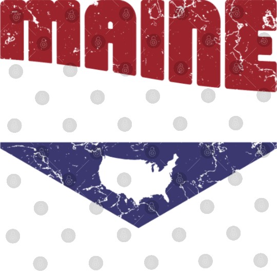 Retro Vintage Maine Usa Digital Files