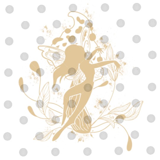 Fairy Digital Files, Fairycore Dancing Fairy Mushroom
