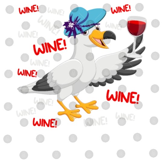 Seagull Digital Files Wine Lover North German Seagulls