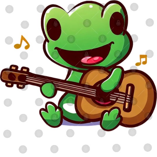 Grooving Frog guitarist Digital Files