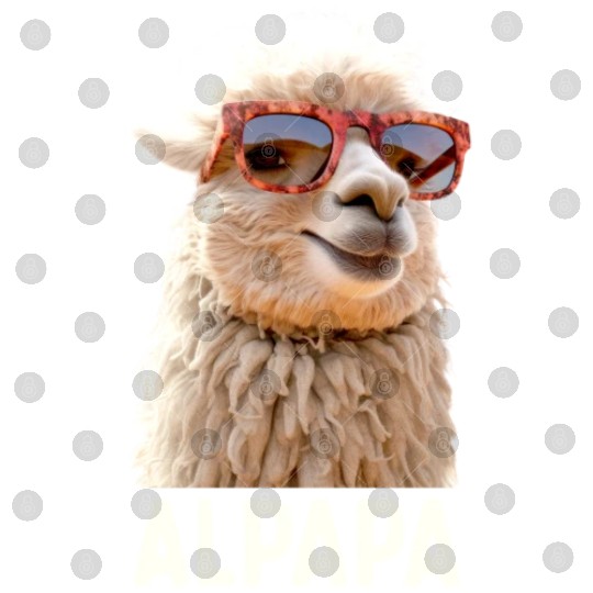 Alpaca Papa Alpapa Lama Dad Alpaca Fathers Day Digital Files