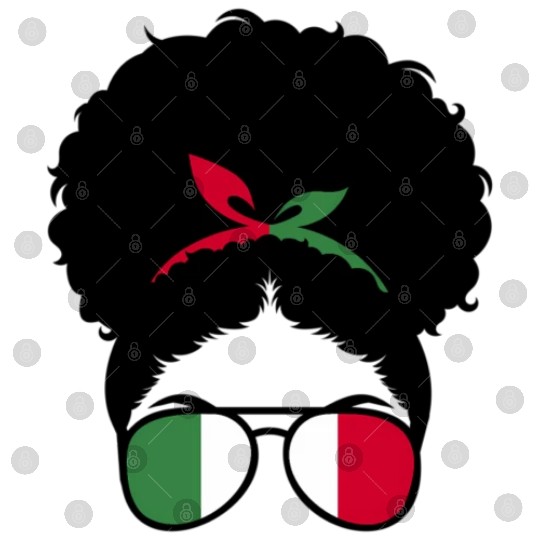 Proud Italian Roots Mothers Day Italy Afro Digital Files