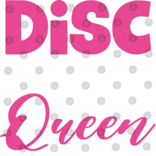 Disc golf queen red gift Digital Files