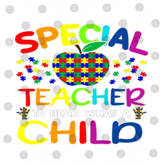 Autism Teacher Support It Takes A Special Teacher Digital Files
