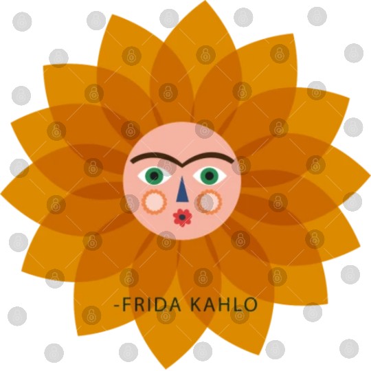Cute Summer Vacation Frida Kahlo Sun Viva La Vida Digital Files