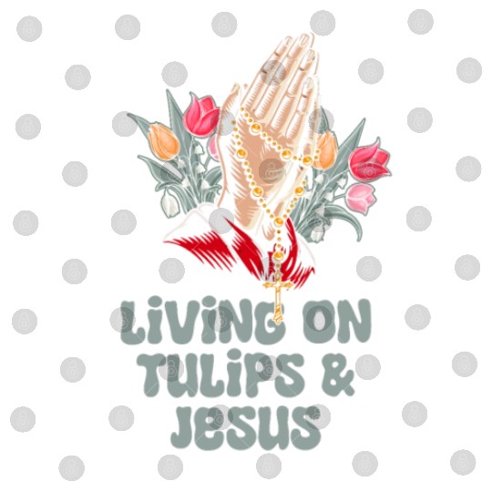 Tulip Gardening Jesus Digital Files