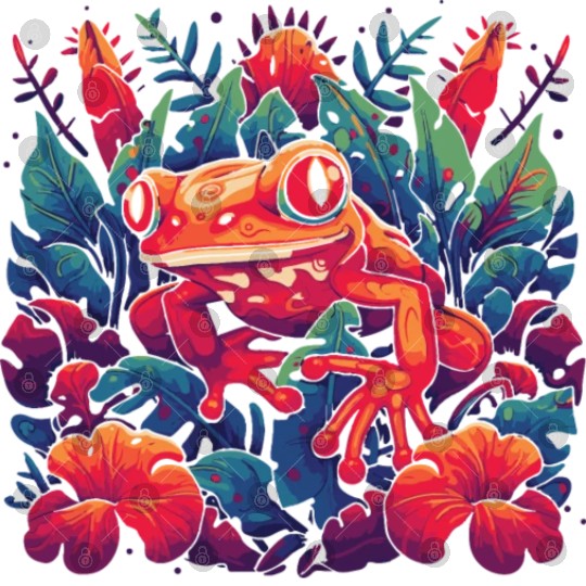 Wild Poison Frog Goth Goblincore Fairycore Gothic Digital Files