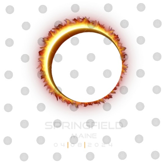 2024 Springfield Maine Eclipse Memento Souvenir Digital Files
