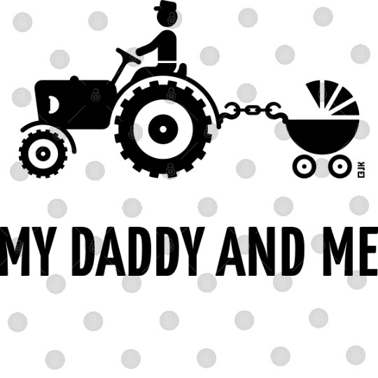 My Daddy And Me (Tractor & Stroller / Buggy / B) Digital Files