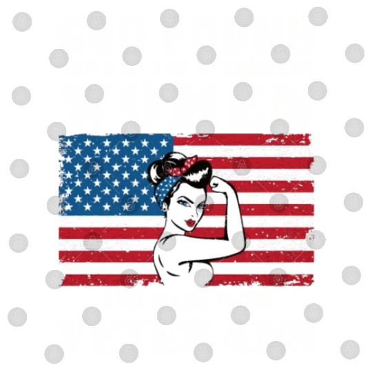 US Army Female Veteran Women Veteran American Flag Digital Files