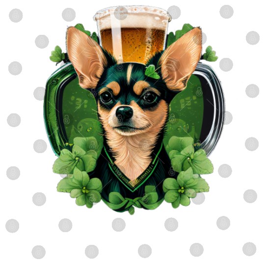 Chihuahua | St. Saint Patricks Day Beer Shamrock Digital Files