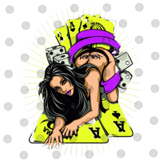 Sexy Girl Game Card Digital Files