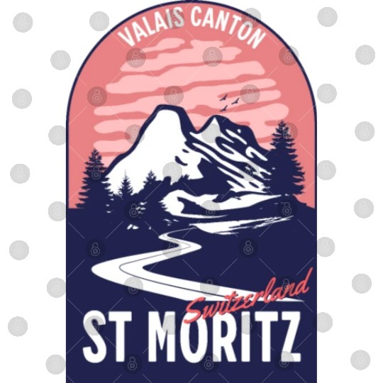 Saint Moritz Switzerland Valais Digital Files