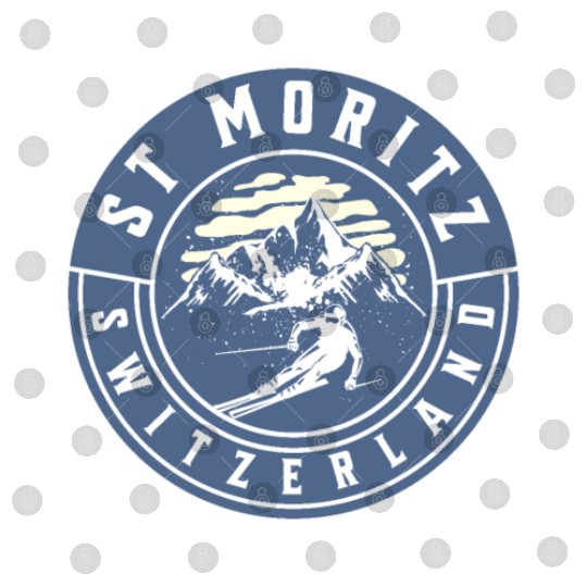 Saint Moritz Switzerland Skiing Digital Files