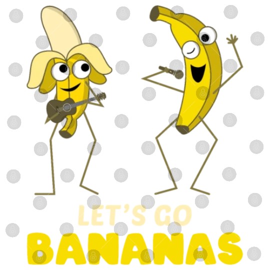 Singing Funny Banana Meme Let Us Go Banana Digital Files