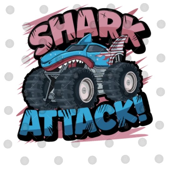 Monster Truck Shark Attack Week 2023 Digital Files