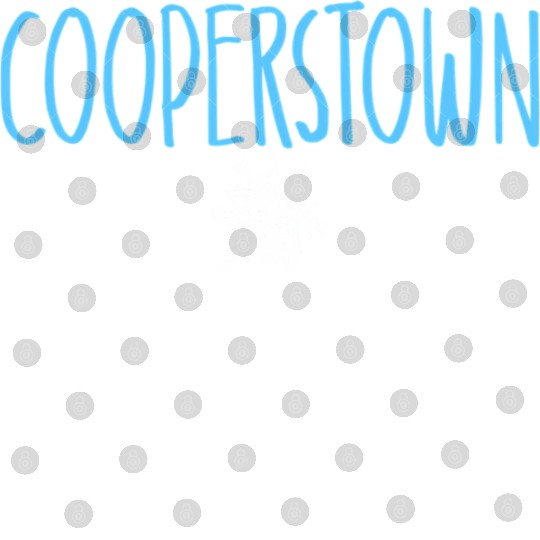 Cooperstown Ny Snowflake Drawing Light Blue Text Digital Files