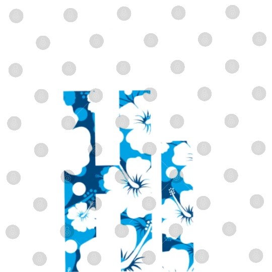 Hawaii Hi Hibiscus Blues Digital Files