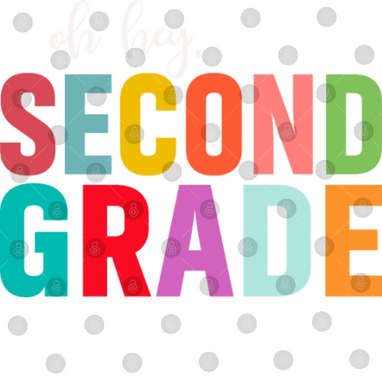 Back To School Oh Hey 2nd Grade Digital Files