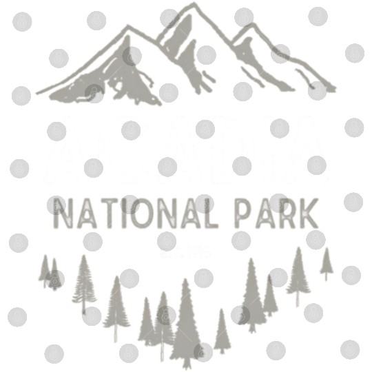 Acadia National Park Est 1916 Maine Digital Files