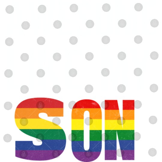Awesome Like My Son Pride Rainbow Flag Digital Files